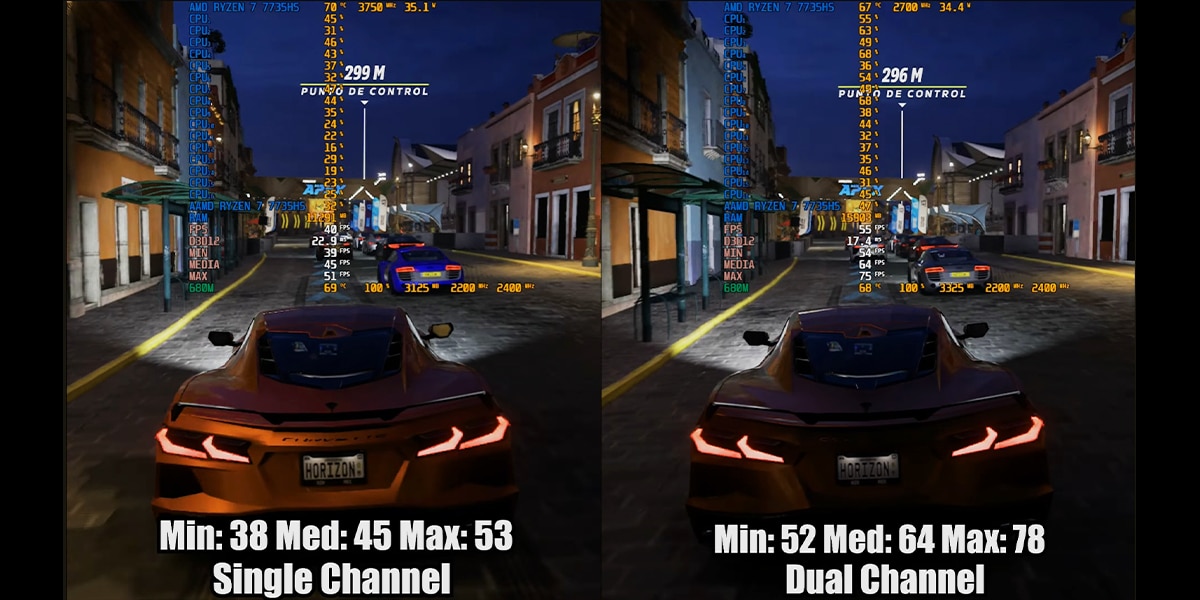 Game FPS comparison