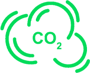 Reduced carbon emissions(C02)