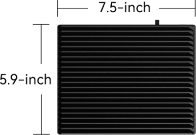 VHHW-10 Embedded Fanless PC Dimension