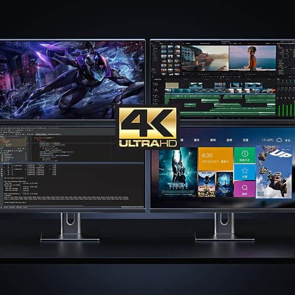 independent 4K displays (4096x2160@60Hz)