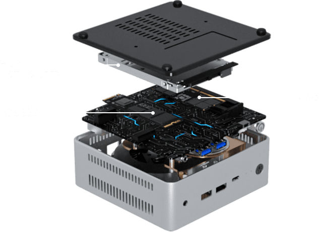 Maxtang MTN-AL50 storage and RAM Expansion