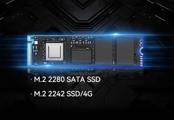 M.2 2280 SATASSD or M.2 2242 SSD/4G