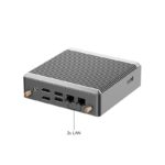Fanless Industrial Mini PC with 2 LANs