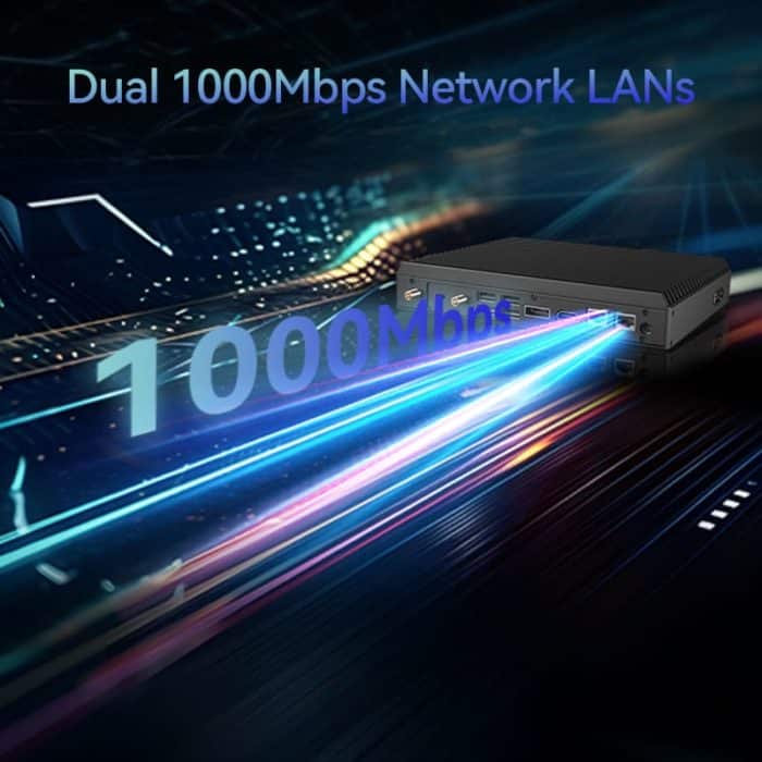 Dual 1000Mbps Network LANs