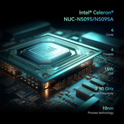 Intel® Celeron NUC-N5095/N5095A CPU Close-Up