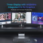Three-Display with 4K@60Hz Integrated Iris Xe Graphics